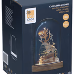 ARTICASA Xmas LED Dome Ø11,5xh20,5cm 300gr AVP PLASTIC PLYWD CB excb2xAAA -  thumbnail 1