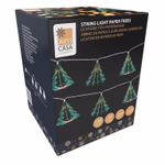 ARTICASA Xmas string light paper trees 16x5,6x7cm 107gr PP CB excb2xAA -  thumbnail 1