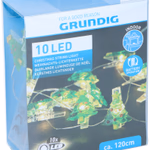 GRUNDIG Karácsonyi figurás fényfüzér 10LED 4 féle 120cm fém műanyag WW 2xAA elemet nem tartalmaz thumbnail 3