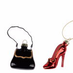 ARTICASA Xmas ornament fashion 3pc 2x2x8cm 12gr GL WBL -  thumbnail 1