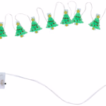 GRUNDIG Karácsonyi figurás fényfüzér 10LED 4 féle 120cm fém műanyag WW 2xAA elemet nem tartalmaz thumbnail 6