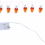 GRUNDIG Karácsonyi figurás fényfüzér 10LED 4 féle 120cm fém műanyag WW 2xAA elemet nem tartalmaz thumbnail 7