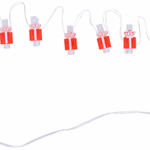 GRUNDIG Karácsonyi figurás fényfüzér 10LED 4 féle 120cm fém műanyag WW 2xAA elemet nem tartalmaz thumbnail 8