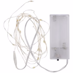 Karácsonyi fényfüzér időzíthető 20Led, 2,2m, meleg fehér 2xAA thumbnail 2