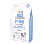 Brit Care Mini Sensitiv 400 g gabona mentes szarvashúsos 