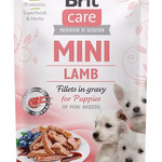 Brit Care Mini alutasakos Fillets in Gravy 85g Puppy Bárány 100216. 24-es gyűjtő=1 egység
