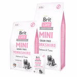Brit Care Mini Yorkshire 400 g gabment lazacos és tonhalas 