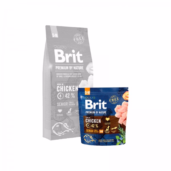 Brit Premium by Nature Senior S/M 1 kg (170819) - Image 1 of 1