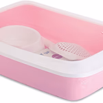 Savic Iriz Kit Starter alomtálca rózsaszín 42x31x12,5cm