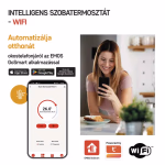 GoSmart Programozható vezeték nélküli szobatermosztát WiFi-vel  thumbnail 5
