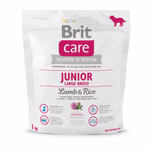 Brit Care száraz kutyaeledel, Junior, Large Breed, Bárány és Rizs, 1 kg