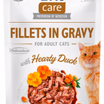 Brit Care Cat alutasakos Fillets in Gravy 85 g hearty Duck (kacsás) 100529. 24-es gyűjtő=1 egység