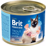 Brit Premium By Nature 200 g Cat konzerv pulyka&bárány 100617. 6-os gyűjtő=1 egység