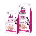 Brit Care Cat Grain-Free Kitten 2 kg kölyök macskáknak csirke&pulyka 171278
