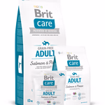 Brit Care Grain-free Adult Salmon & Potato 12 kg. Száraz kutyaeledel, gabona mentes, Felnőtt, Lazac és Krumpli, 12 kg