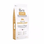 Brit Care gabona mentes hal+burgonya Senior&light 12 kg