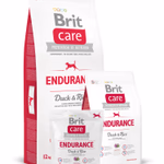 Brit Care Endurance/Aktív kutyáknak 12 kg kacsa+rizs 132739