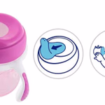 Training Cup 2in1 gyakorló-itatópohár kivehető szeleppel thumbnail 4