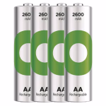 GP ReCyko NiMH újratölthető elem HR6 (AA) 2600mAh 4db. 300+ töltési ciklus thumbnail 1