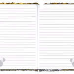 Disney A5 jegyzetfüzet, 70 Oldal, Gold Dots, 21x14,5cm thumbnail 1