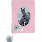 NAPLÓ PLÜSS, A5, 80 OLDAL, 'HORSE '