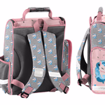 ISKOLATÁSKA,36x28x15,polyester 300D, Unicorn pink thumbnail 1