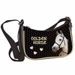 Válltáska  HORSE 20x12x7 Polyester 300x300D, pearl PVC front