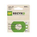 GP ReCyko NiMH újratölthető elem HR03 (AAA) 850mAh 4db. 500+ töltési ciklus thumbnail 2