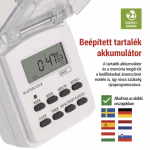 Digitális kapcsoló aljzat, kültéri, IP44 thumbnail 4