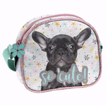VÁLLTÁSKA KICSI tematika- BULDOG 18x15x6 Polyester 300D