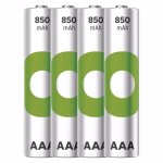 GP ReCyko NiMH újratölthető elem HR03 (AAA) 850mAh 4db. 500+ töltési ciklus thumbnail 1