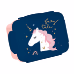 UZSONNÁS DOBOZ, 16x12x6,5 cm, PS, UNICORN