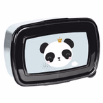 UZSONNÁS DOBOZ, 18,5x13x6 cm, PS, PANDA