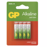 GP Alkáli elem - Micro - LR03 (AAA) - 4db/bliszter thumbnail 1