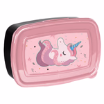 UZSONNÁS DOBOZ,18x12x6,polypropylene          BPA FREE, Unicorn pink thumbnail 2