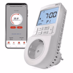 GoSmart 2 az 1-ben konnektoros, digitális termosztát időzítő funkcióval, schuko, WiFi thumbnail 1