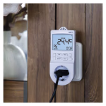 EMOS 2 az 1-ben konnektoros, digitális termosztát időzítő funkcióval, schuko thumbnail 4