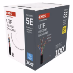 EMOS UTP kábel CAT 5E , outdoor, 100m thumbnail 1