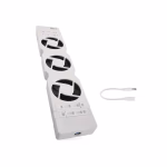 Radiátor fűtéserősítő ventilátor kiegészítő egység, fehér thumbnail 2