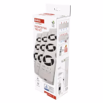 Radiátor fűtéserősítő ventilátor TRIO, fehér thumbnail 1