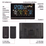 Emos Meteorológiai állomás színes kijelzővel, fekete thumbnail 3