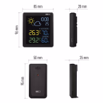 EMOS Meteorológiai állomás színes kijelzővel thumbnail 2