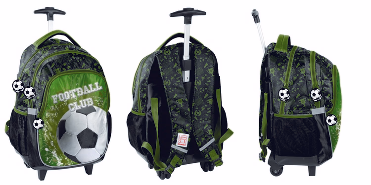 HÁTIZSÁK HÚZHATÓ - FOOTBALL 45x31x24 Polyester 300D - Image 1 of 1