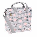 VÁLLTÁSKA.  - PINK DOTS . . 32x30x13