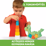 2 az 1-ben ECO hintázó dínó építőjáték  thumbnail 4