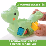 2 az 1-ben ECO hintázó dínó építőjáték  thumbnail 3