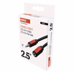 EMOS Jack kábel 3.5mm ST dugó-3.5mm ST dugalj 2.5m thumbnail 1