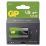 GP Ultra Plus Alkáli elem - Góliát LR20 (D) - 2db/bliszter thumbnail 2