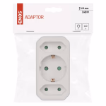 EMOS elosztó adapter 3x (2x2p, 1x2p+pe) thumbnail 2