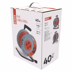 EMOS kábeldob 4 aljzat 40m 1,5 mm², PVC, 230V, narancssárga thumbnail 3